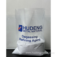 High efficiency degassing refining agent